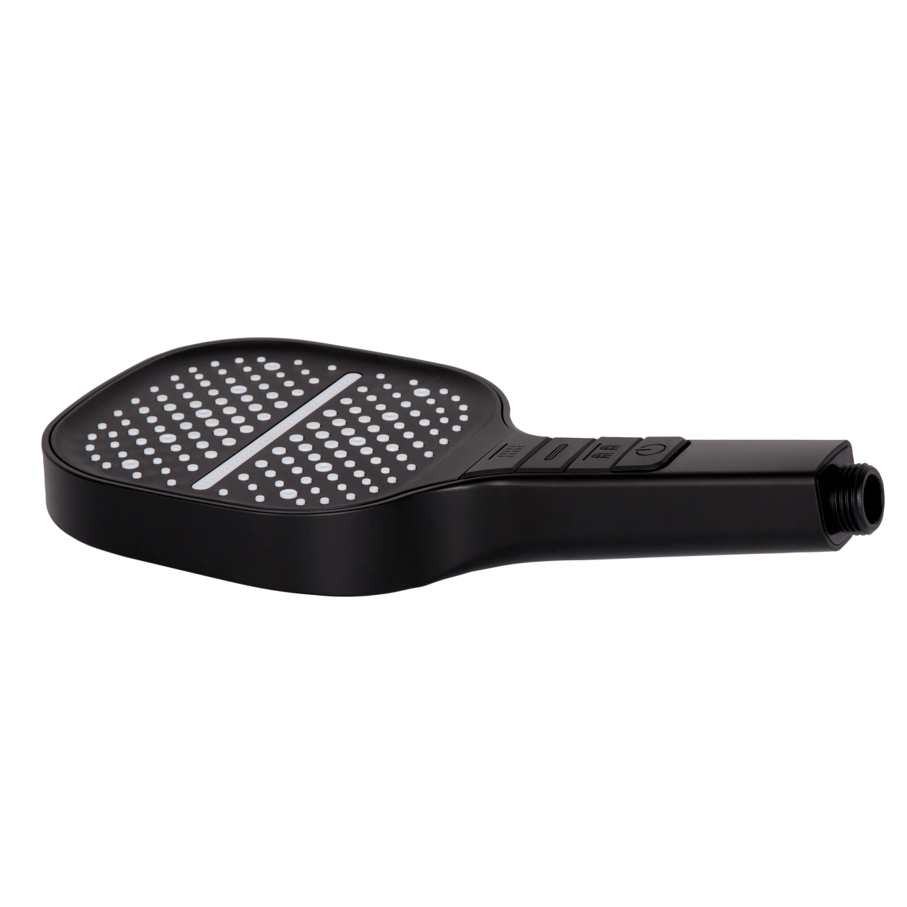 Лійка для ручного душу Qtap Rucni 130x130 мм QTRUC125BLM45957 Black Matt Фото - 2