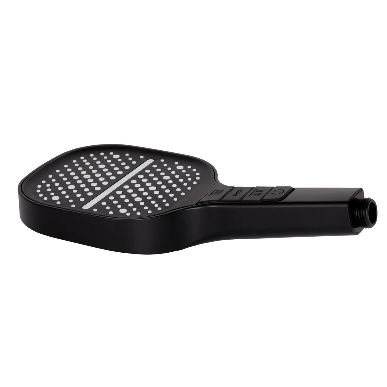 Лейка для ручного душа Qtap Rucni 130x130 мм QTRUC125BLM45957 Black Matt Фото - 2