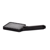 Лійка для ручного душу Qtap Rucni 140x95 мм прямокутна QTRUC125BLM45959 Black Matt Фото - 2
