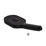 Лейка для ручного душа Qtap Rucni 140*110 мм QTRUC125BLM45961 Black Matt Фото - 2