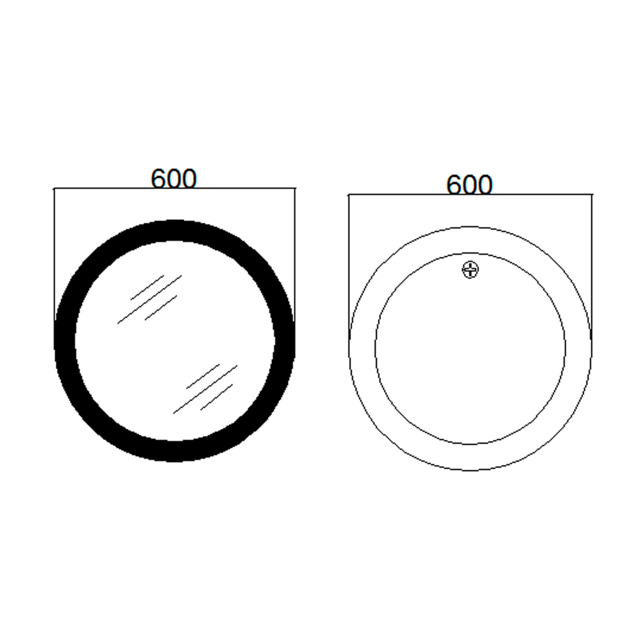 Дзеркало Qtap Taurus R600 з LED-підсвічуванням QT2478R607 (SD00052314) Фото - 1
