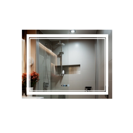 Дзеркало Qtap Cardinal 1000х800 з LED-підсвічуванням  QT0478C10080 (SD00052327)