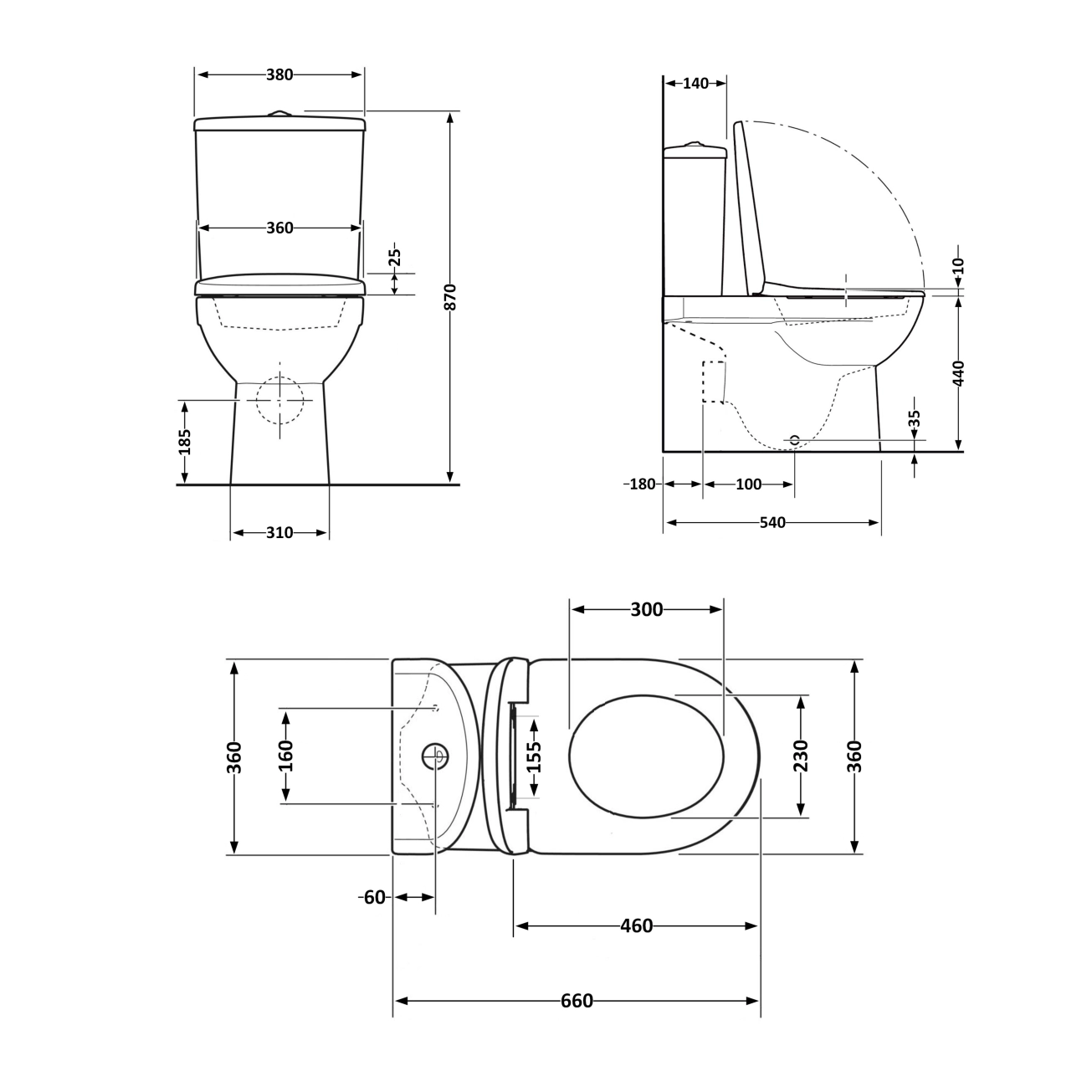 Унітаз підлоговий Qtap Robin New Ultra Quiet безобідковий з сидінням Soft-close WHITE QT13226083AW Фото - 1