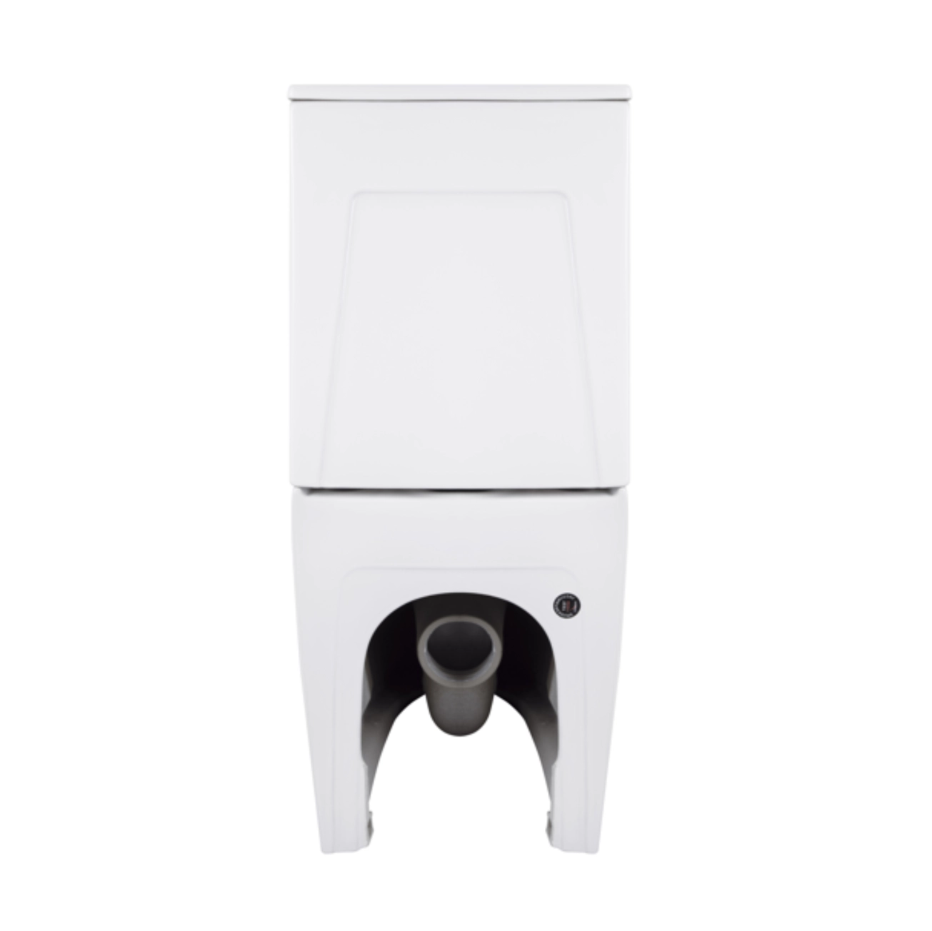 Унітаз підлоговий Qtap Robin New Ultra Quiet безобідковий з сидінням Soft-close WHITE QT13226083AW Фото - 6