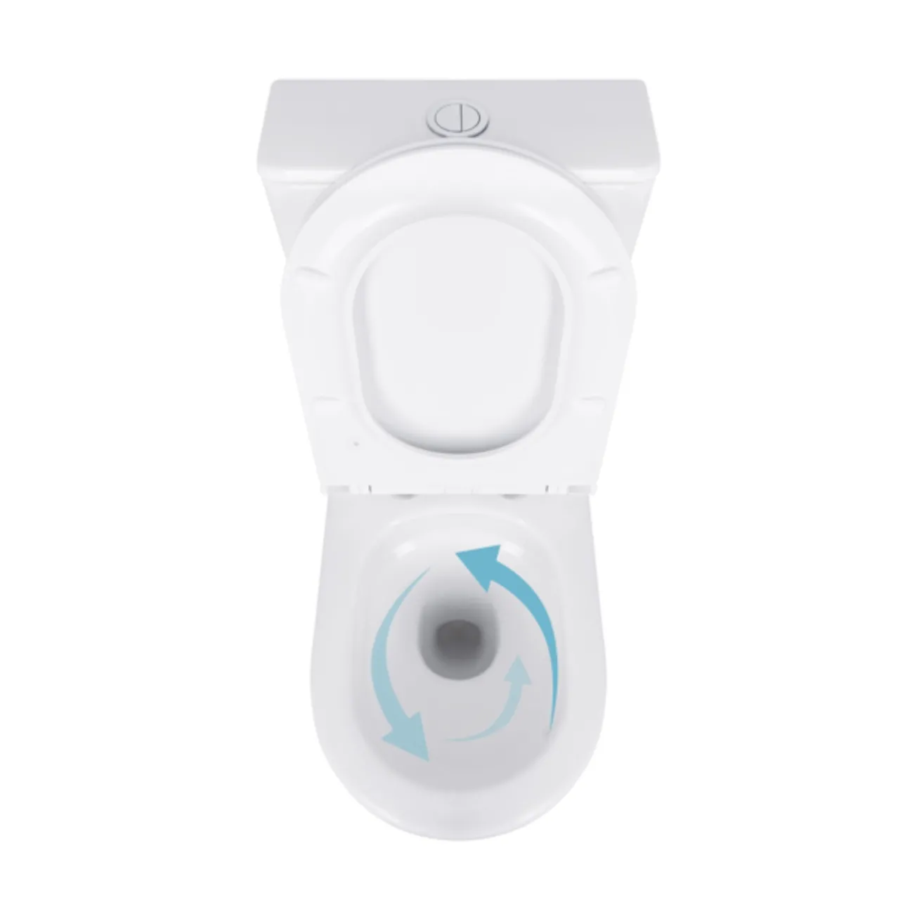 Унитаз напольный Qtap Robin New Ultra Quiet безободковый с сиденьем Soft-close WHITE QT13226083AW Фото - 5