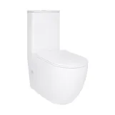 Унитаз напольный Qtap Robin New Ultra Quiet безободковый с сиденьем Soft-close WHITE QT13226083AW