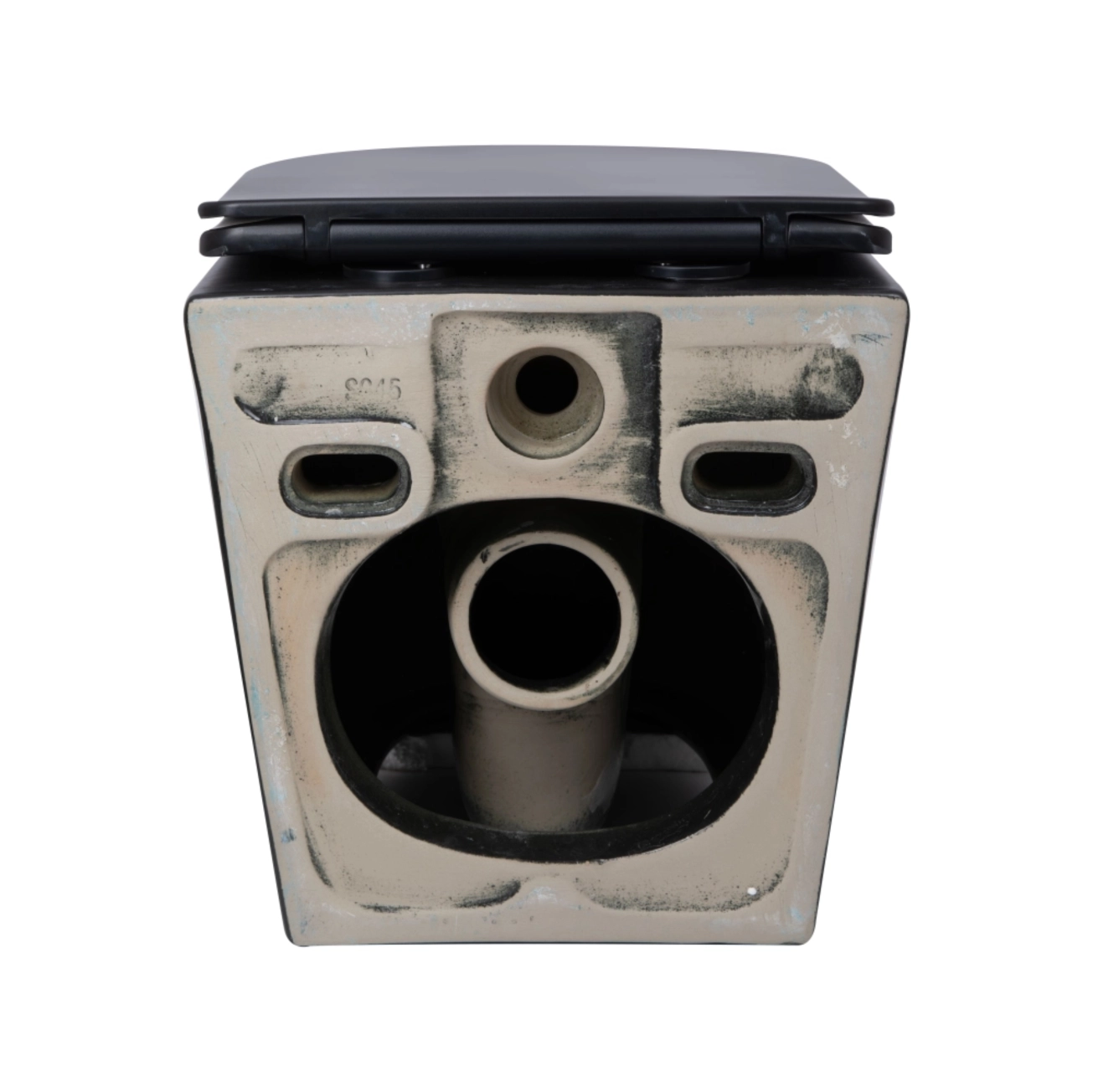 Унітаз підвісний Qtap Scorpio Ultra Quiet безобідковий з сидінням Soft-close MATT BLACK QT14332380AMB Фото - 6