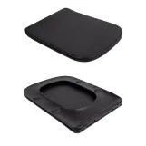 Унітаз підвісний Qtap Tern New Ultra Quiet безобідковий з сидінням Soft-close MATT BLACK QT17332303ASMB Фото - 7