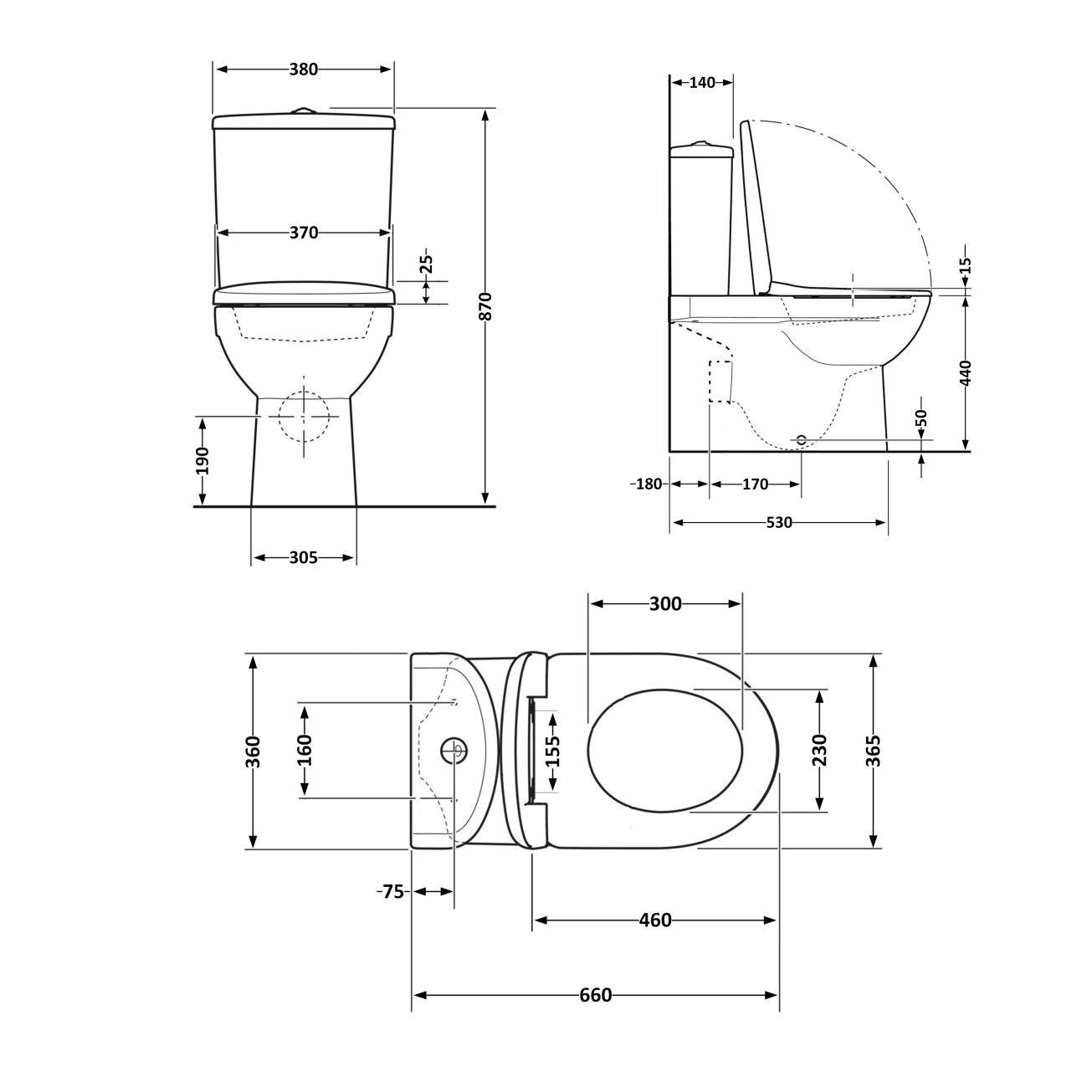 Унітаз підлоговий Qtap Virgo Ultra Quiet безобідковий з сидінням Soft-close WHITE QT18226092AW Фото - 1