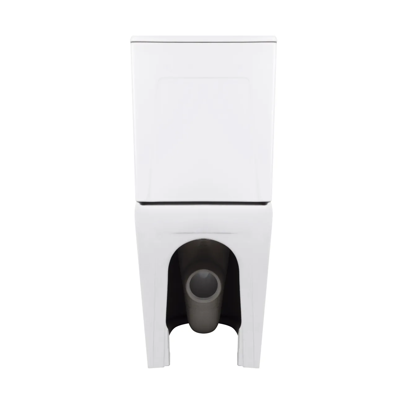 Унитаз напольный Qtap Virgo Ultra Quiet безободковый с сиденьем Soft-close WHITE QT18226092AW Фото - 6