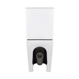 Унітаз підлоговий Qtap Virgo Ultra Quiet безобідковий з сидінням Soft-close WHITE QT18226092AW Фото - 6