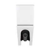 Унитаз напольный Qtap Virgo Ultra Quiet безободковый с сиденьем Soft-close WHITE QT18226092AW Фото - 6