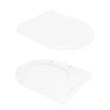 Унитаз напольный Qtap Virgo Ultra Quiet безободковый с сиденьем Soft-close WHITE QT18226092AW Фото - 7