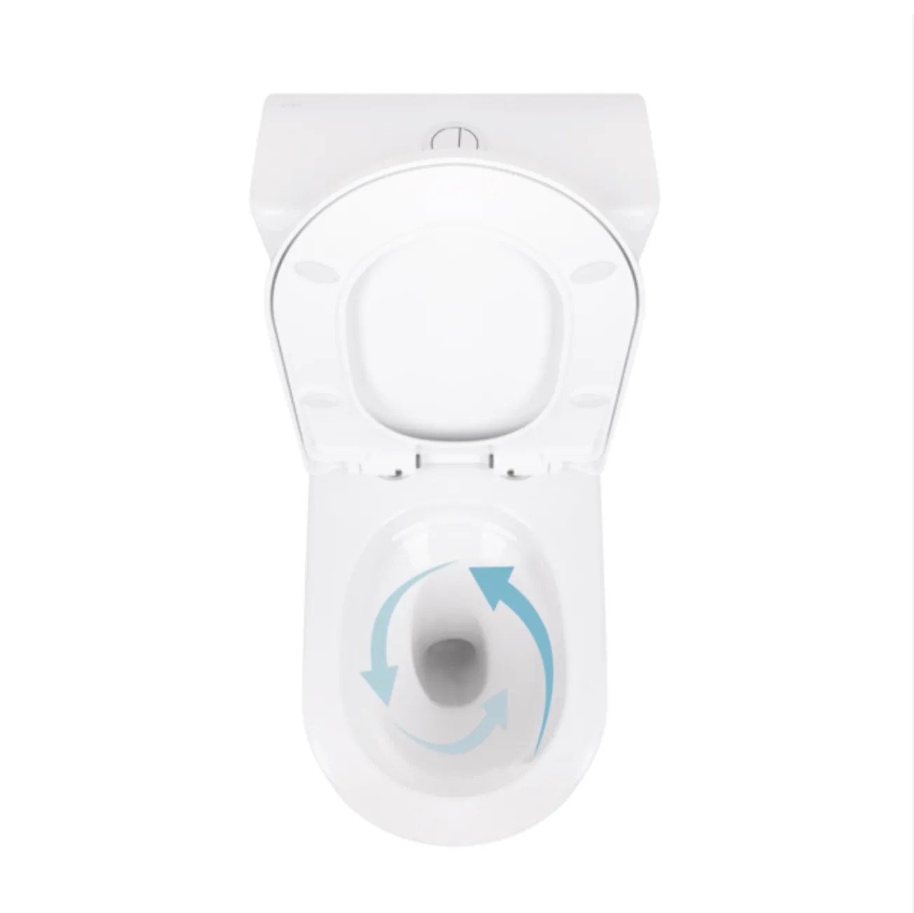 Унітаз-моноблок підлоговий Qtap Swan Ultra Quiet безобідковий з сидінням Soft-close WHITE QT16226080AW Фото - 5