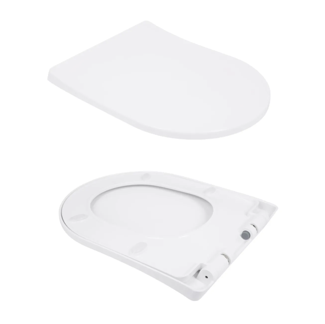 Унітаз-моноблок підлоговий Qtap Swan Ultra Quiet безобідковий з сидінням Soft-close WHITE QT16226080AW Фото - 7