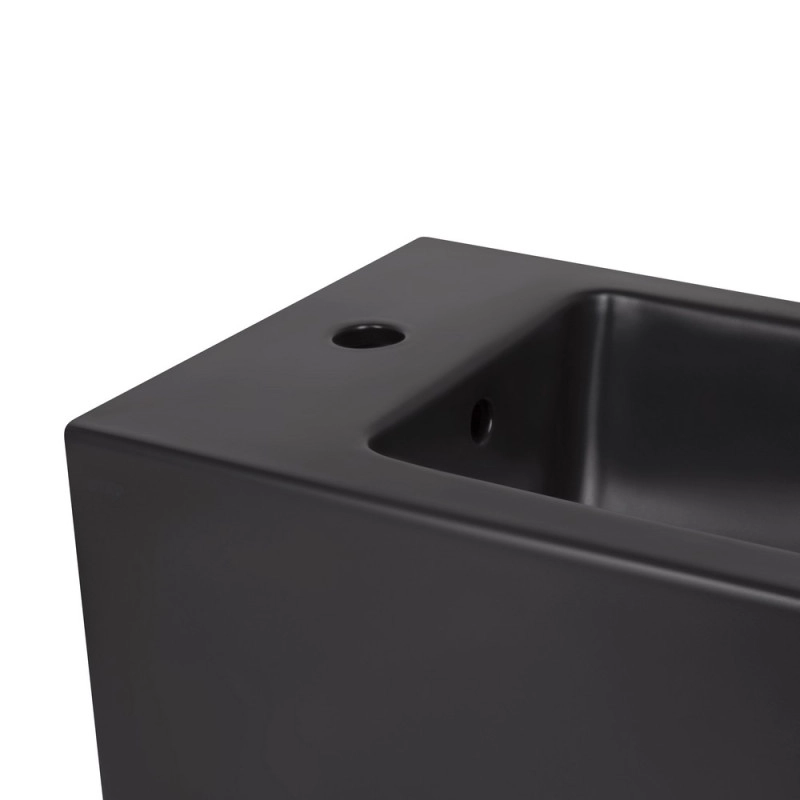 Біде підвісне Qtap Tern New 515x350x320 мм Matt Black QT17551303GMB (SD00052588) Фото - 4