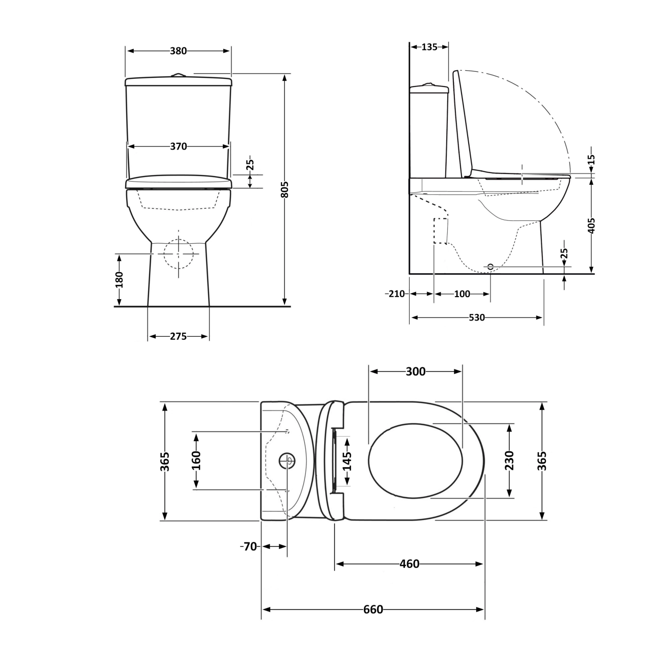 Унітаз підлоговий Qtap Vlasta Ultra Quiet безобідковий з сидінням Soft-close WHITE QT28228300W Фото - 1