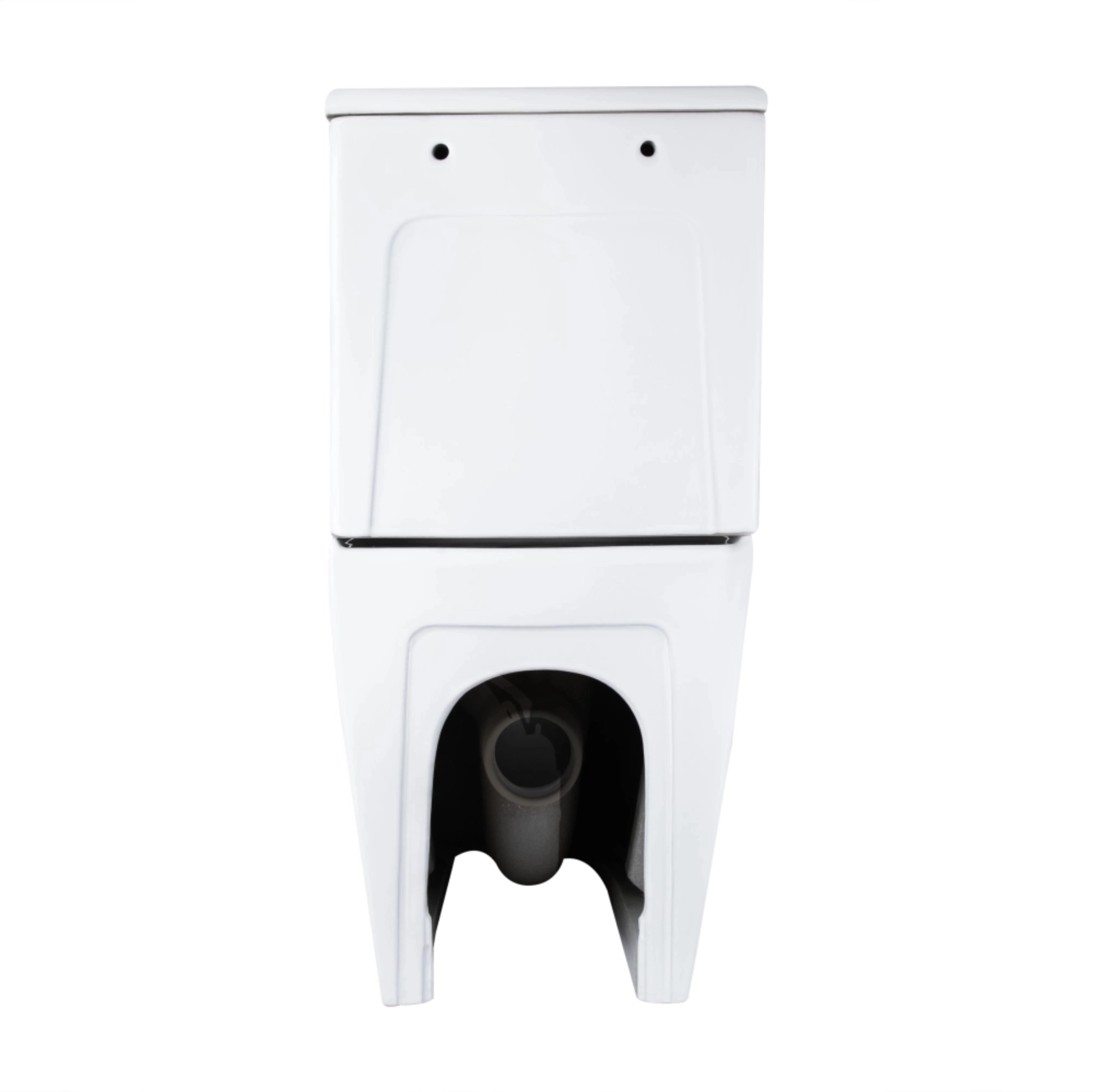 Унітаз підлоговий Qtap Vlasta Ultra Quiet безобідковий з сидінням Soft-close WHITE QT28228300W Фото - 5