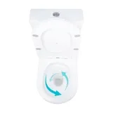 Унитаз напольный Qtap Vlasta Ultra Quiet безободковый с сиденьем Soft-close WHITE QT28228300W Фото - 4