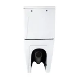 Унитаз напольный Qtap Vlasta Ultra Quiet безободковый с сиденьем Soft-close WHITE QT28228300W Фото - 5