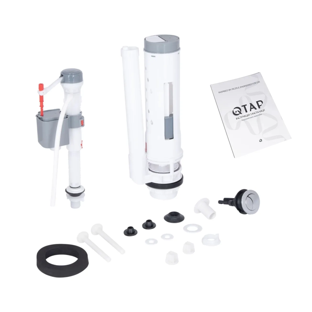 Унитаз напольный Qtap Grand Ultra Quiet безободковый с сиденьем Soft-close WHITE QT26228301W Фото - 7