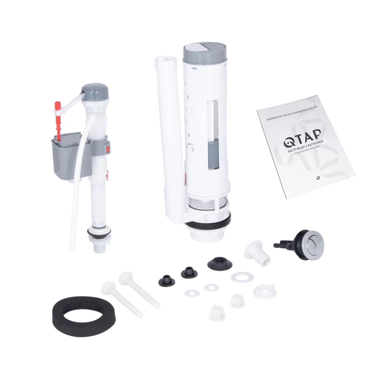 Унитаз напольный Qtap Stenava Rimless безободковый с сиденьем Soft-close WHITE QT27228303W Фото - 8