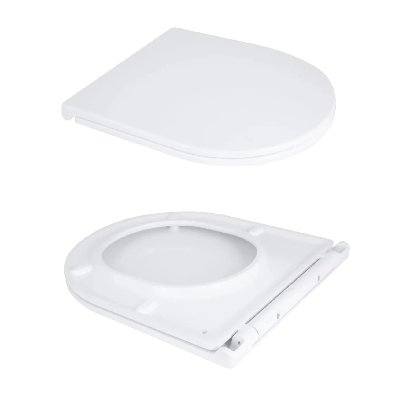 Унитаз напольный Qtap Dove Rimless безободковый с сиденьем Soft-close WHITE QT06228380BW Фото - 6