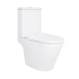 Унитаз напольный Qtap Dove Rimless безободковый с сиденьем Soft-close WHITE QT06228380BW