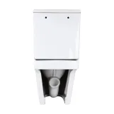 Унитаз напольный Qtap Dove Rimless безободковый с сиденьем Soft-close WHITE QT06228380BW Фото - 5