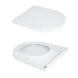 Унитаз напольный Qtap Dove Rimless безободковый с сиденьем Soft-close WHITE QT06228380BW Фото - 6