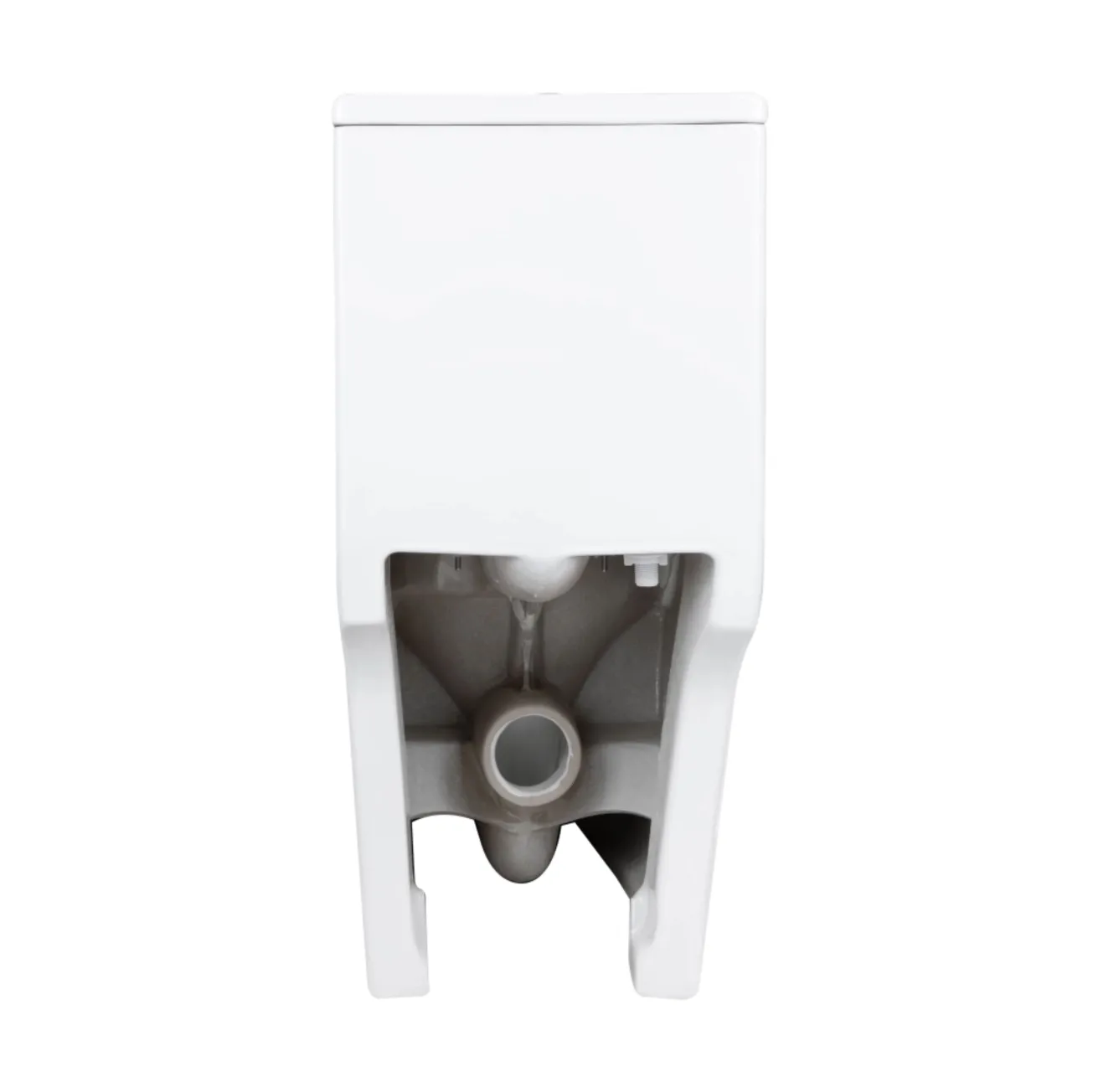 Унитаз-моноблок напольный Qtap Kolibri Ultra Quiet безободковый с сиденьем Soft-close WHITE QT10226380W Фото - 5