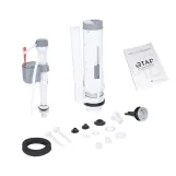 Унитаз-моноблок напольный Qtap Kolibri Ultra Quiet безободковый с сиденьем Soft-close WHITE QT10226380W Фото - 7