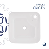 Раковина-чаша Qtap Stork 430x430x125 White QT15116137W Фото - 3