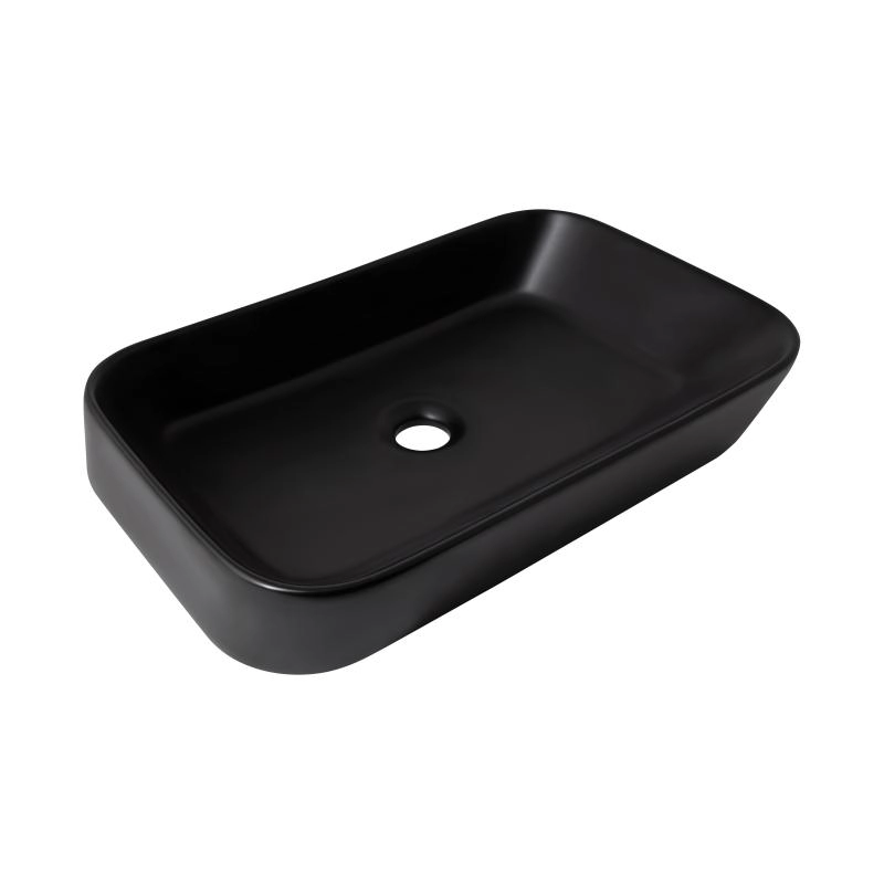 Раковина-чаша Qtap Scorpio 550х390 Кераміка Чорний (SD00052895)