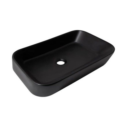 Раковина-чаша Qtap Scorpio 550х390 Кераміка Чорний (SD00052895)