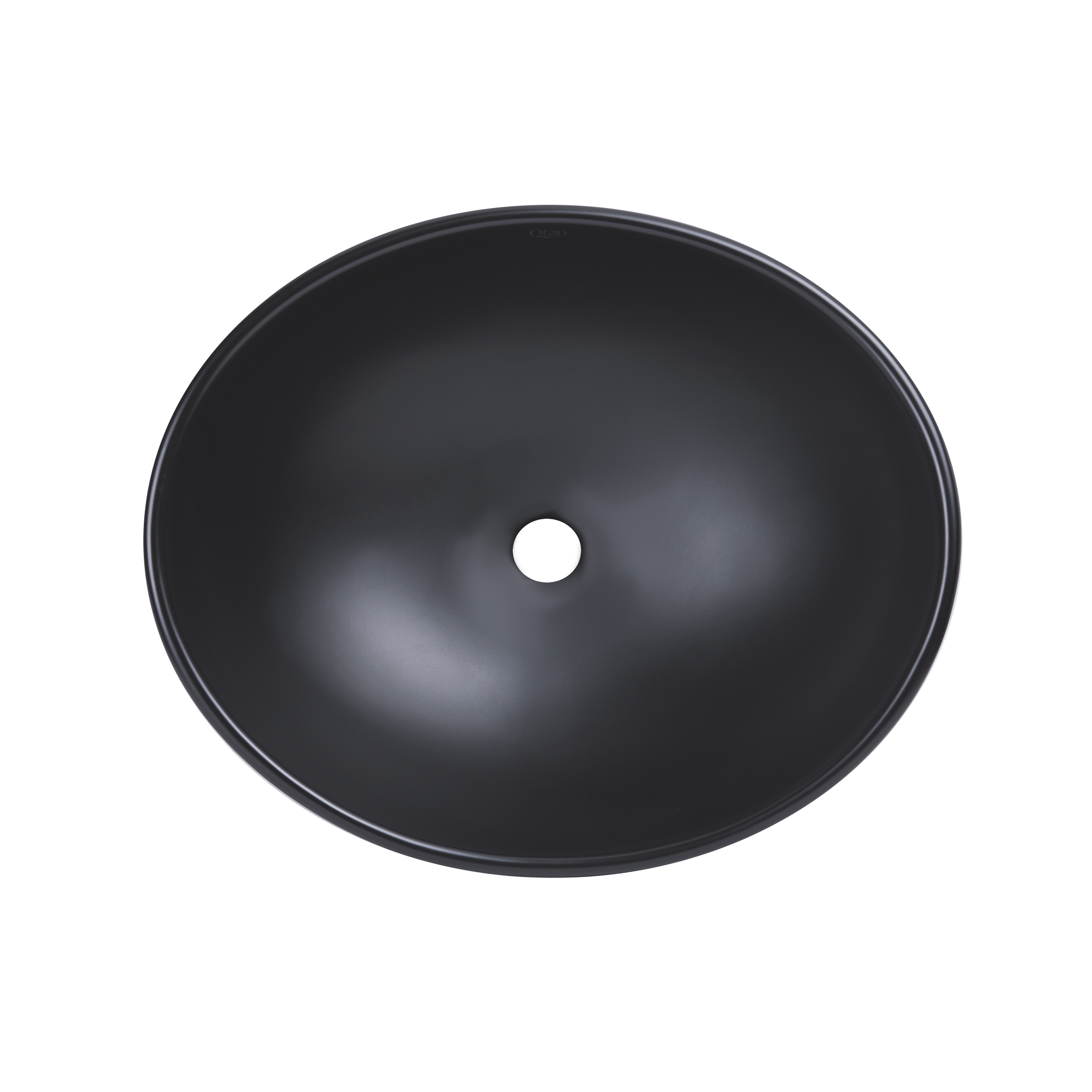 Раковина-чаша Qtap Dove 415x340x140 Matt black QT06116062AMB
