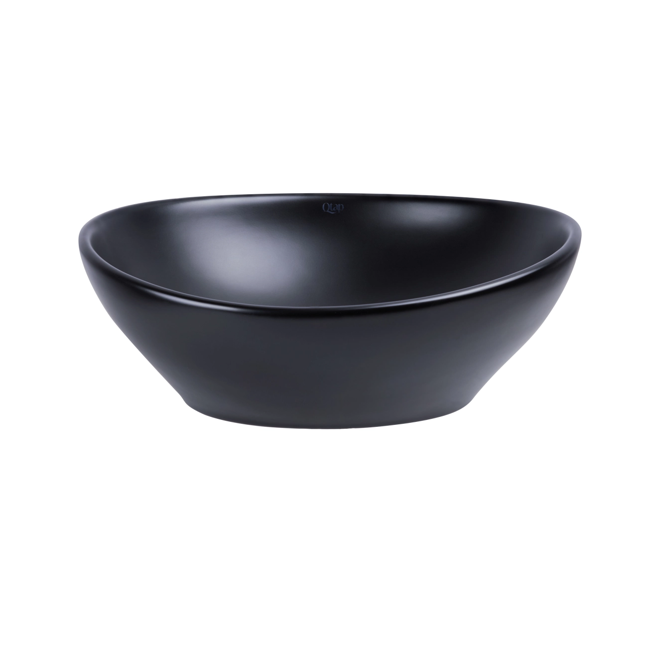 Раковина-чаша Qtap Dove 415x340x140 Matt black QT06116062AMB Фото - 2