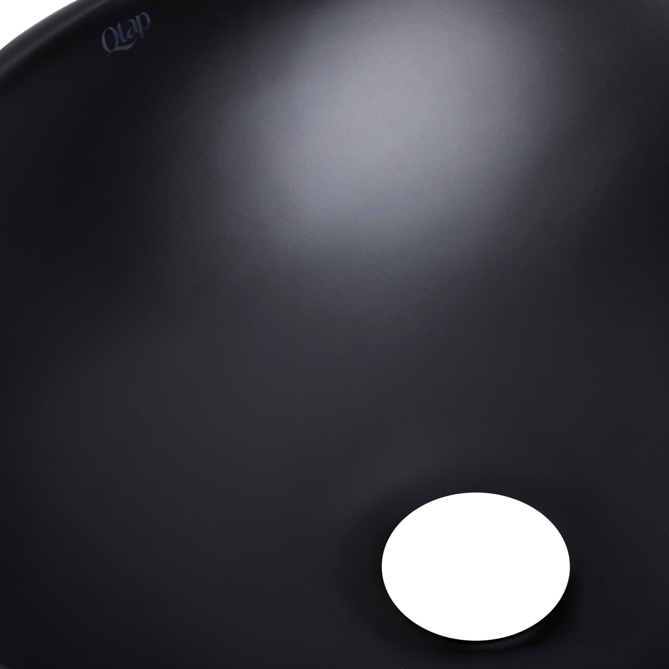 Раковина-чаша Qtap Dove 415x340x140 Matt black QT06116062AMB Фото - 4