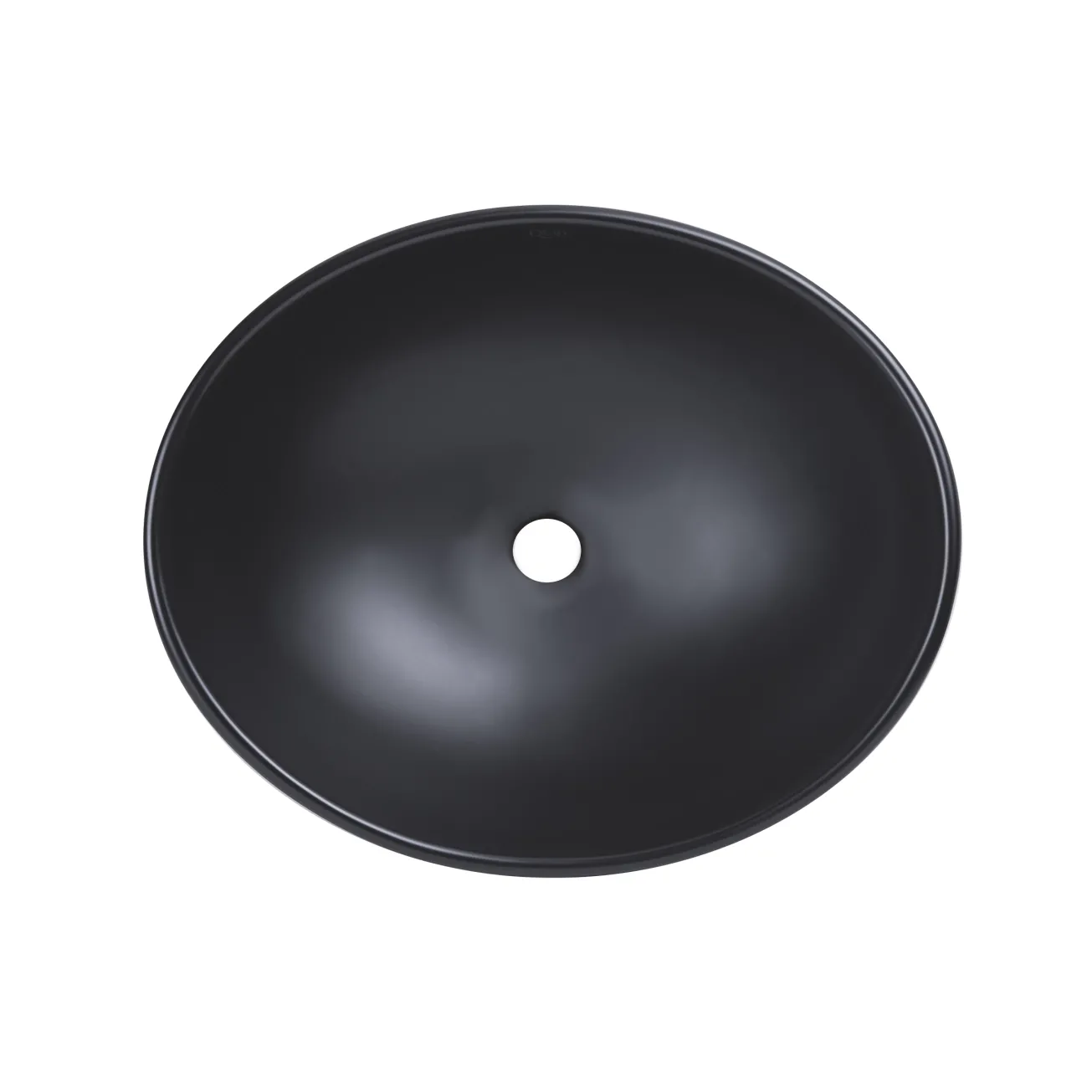 Раковина-чаша Qtap Dove 415x340x140 Matt black QT06116062AMB