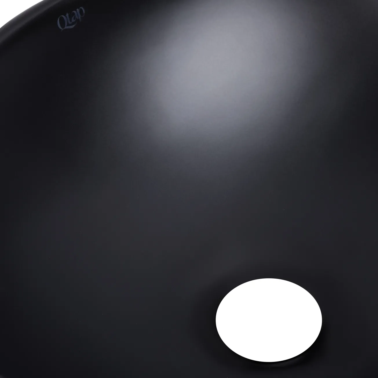 Раковина-чаша Qtap Dove 415x340x140 Matt black QT06116062AMB Фото - 4