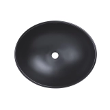Раковина-чаша Qtap Dove 415x340x140 Matt black QT06116062AMB
