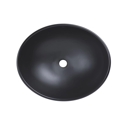 Раковина-чаша Qtap Dove 415x340x140 Matt black QT06116062AMB