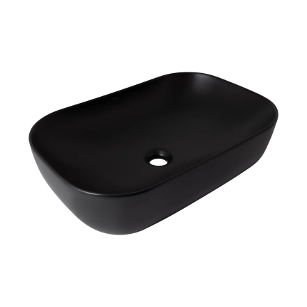 Раковина-чаша Qtap Robin 600x390x150 Matt black QT132143PMBMBN