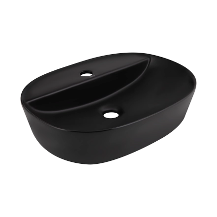 Раковина-чаша Qtap Scorpio 500x380x120 Matt black QT146533MB