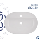 Раковина Qtap Scorpio 600х400х120 White QT14118045W Фото - 3