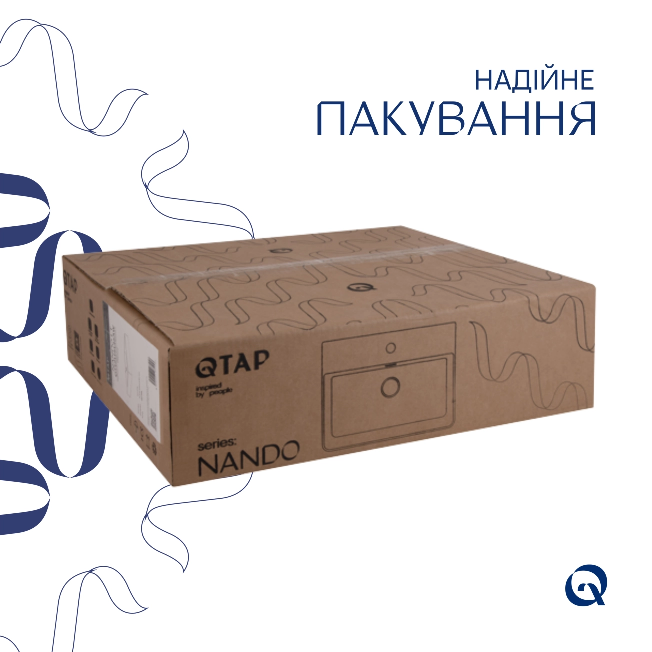 Раковина Qtap Nando LT 500х420х130 White QT12116146AW Фото - 4
