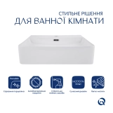 Раковина Qtap Nando LT 500х420х130 White QT12116146AW Фото - 2