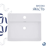 Раковина Qtap Nando LT 500х420х130 White QT12116146AW Фото - 3