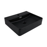 Раковина Qtap Nando LT 500х420х130 Matt black QT12116146AMB