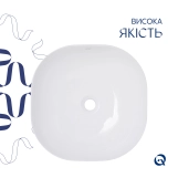 Раковина-чаша Qtap Kolibri 425х425х140 White QT1011K396WN Фото - 3